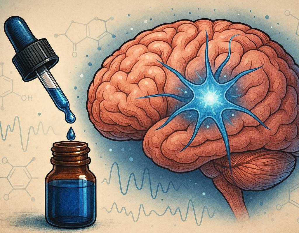 methylene blue brain