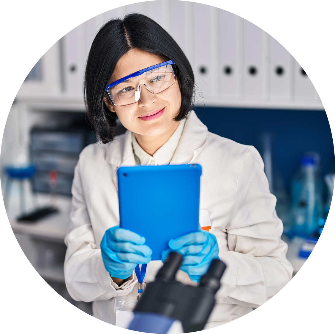 Scientist in laboratory