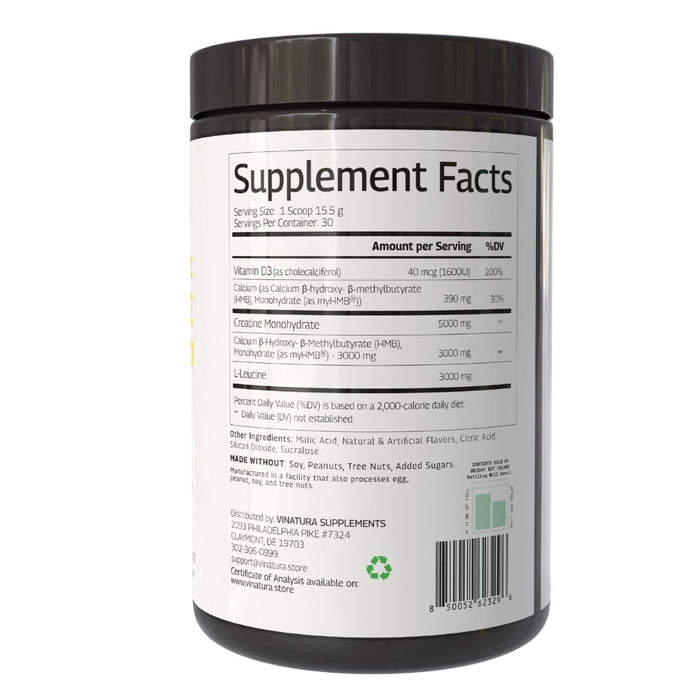 HMB Leucine Creatine Powder with Vitamin D3