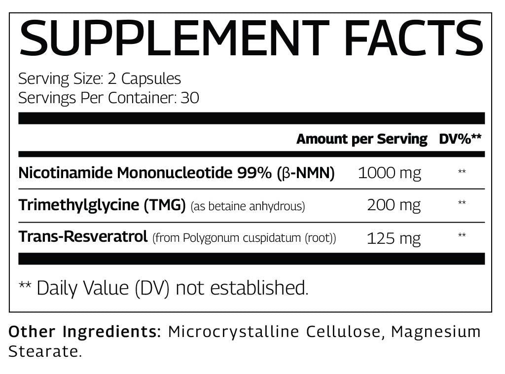 NMN Complex Supplement 1325MG