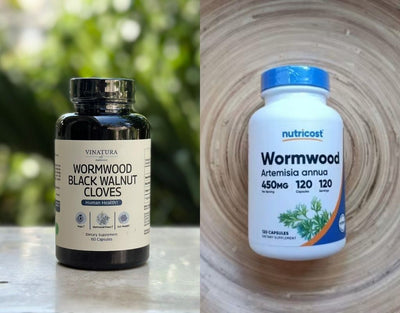 nutricost wormwood vs vinatura wormwood black walnut cloves review