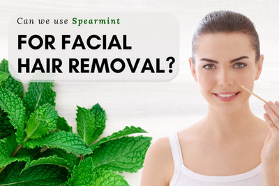 spearmint leaf for facial hair