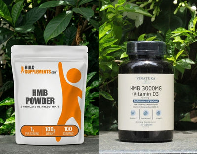Product comparison for Vinatura vs. BulkSupplements HMB Powder Review.