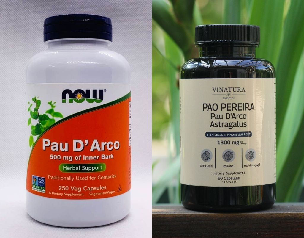 vinatura pao pereira vs now foods pau d'arco review
