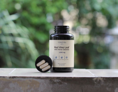 Vinatura Red Vine Leaf extract Horse Chestnut 1300mg Review