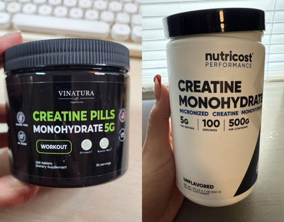 Vinatura Vs Nutricost Creatine Monohydrate Reviews