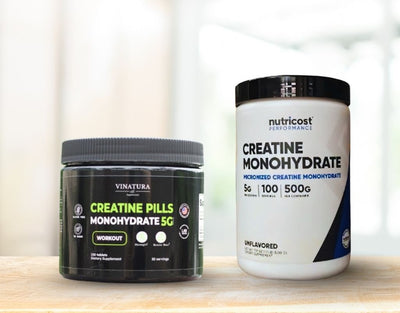 Vinatura vs Nutricost Creatine Monohydrate Powder Reviews