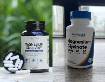 Vinatura vs Nutricost Magnesium Glycinate Reviews