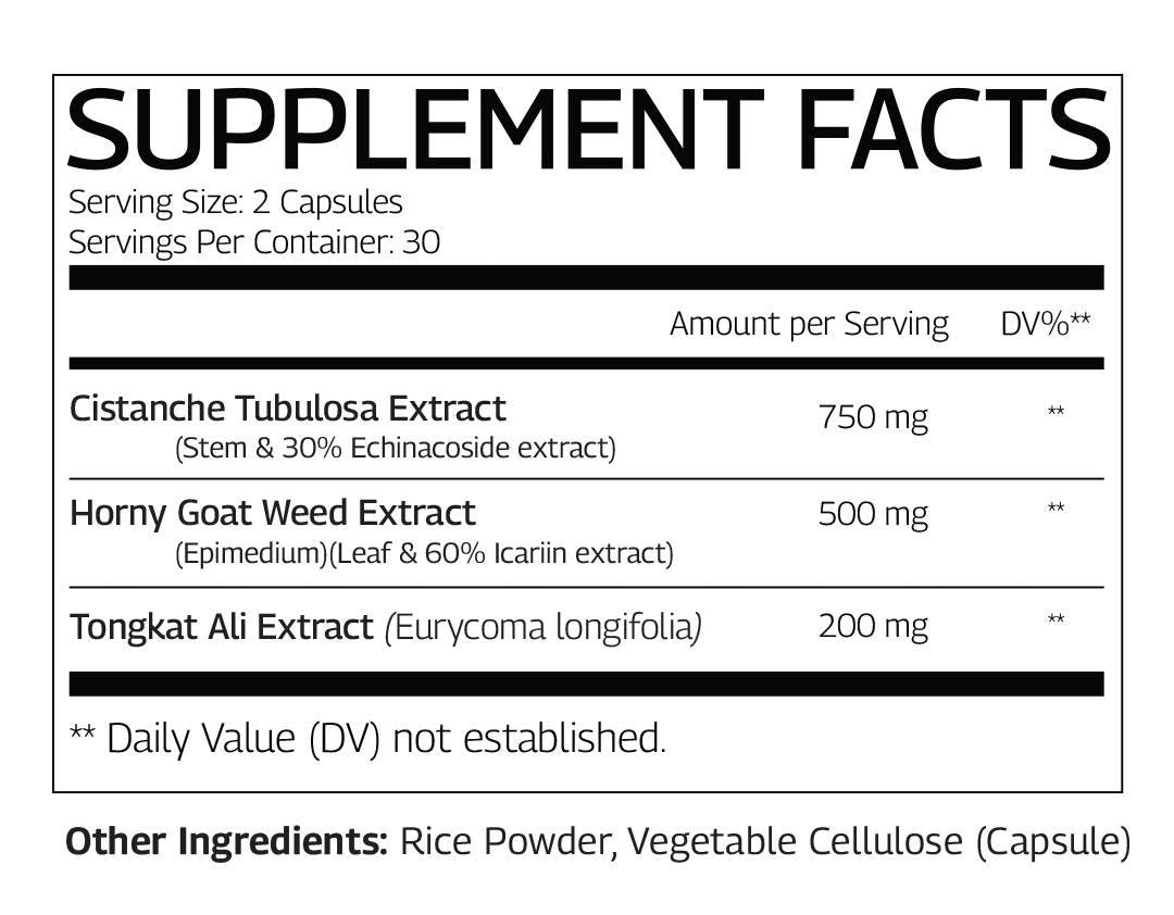 Cistanche Tubulosa Horny Goat Weed 1250mg