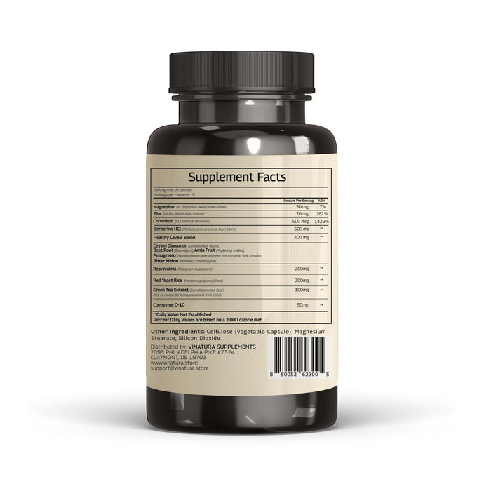 Resveratrol Red Yeast Rice Co-Q10 1300mg supplement facts