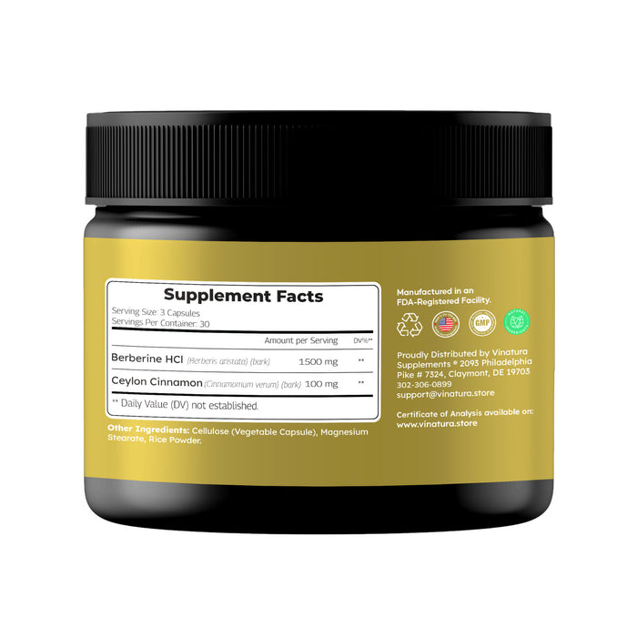 Berberine with ceylon cinnamon