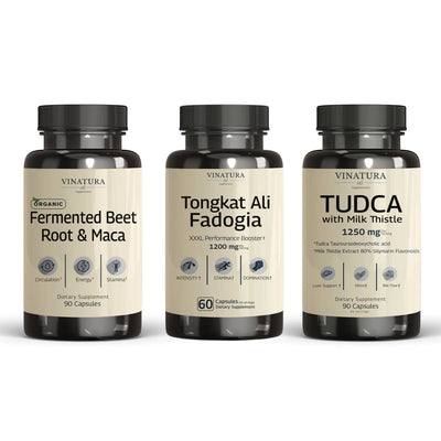 The Dad Stack — Men's Vitality Bundle | Tongkat Ali + Beetroot Maca + TUDCA
