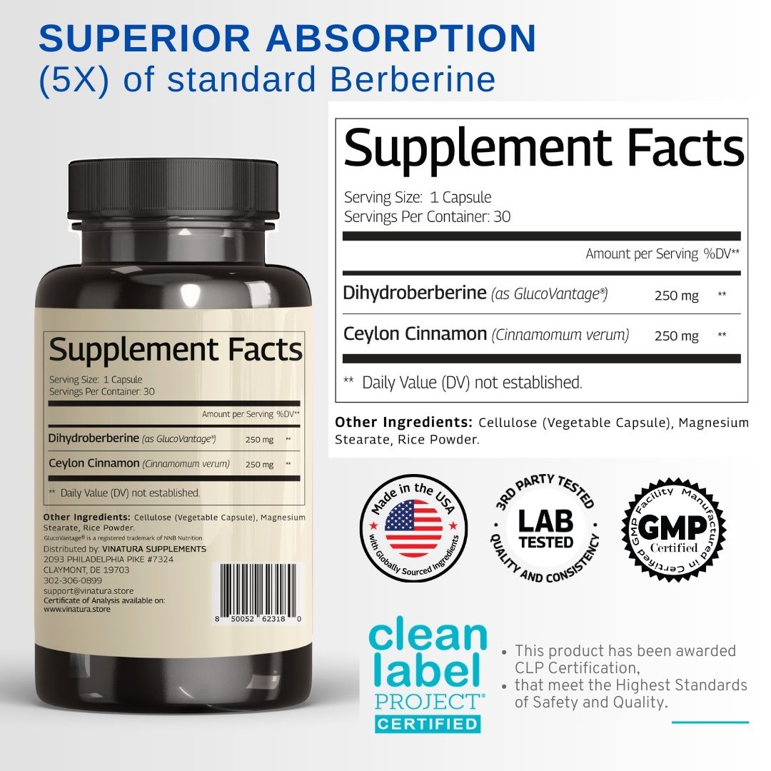 DihydroBerberine with Ceylon Cinnamon