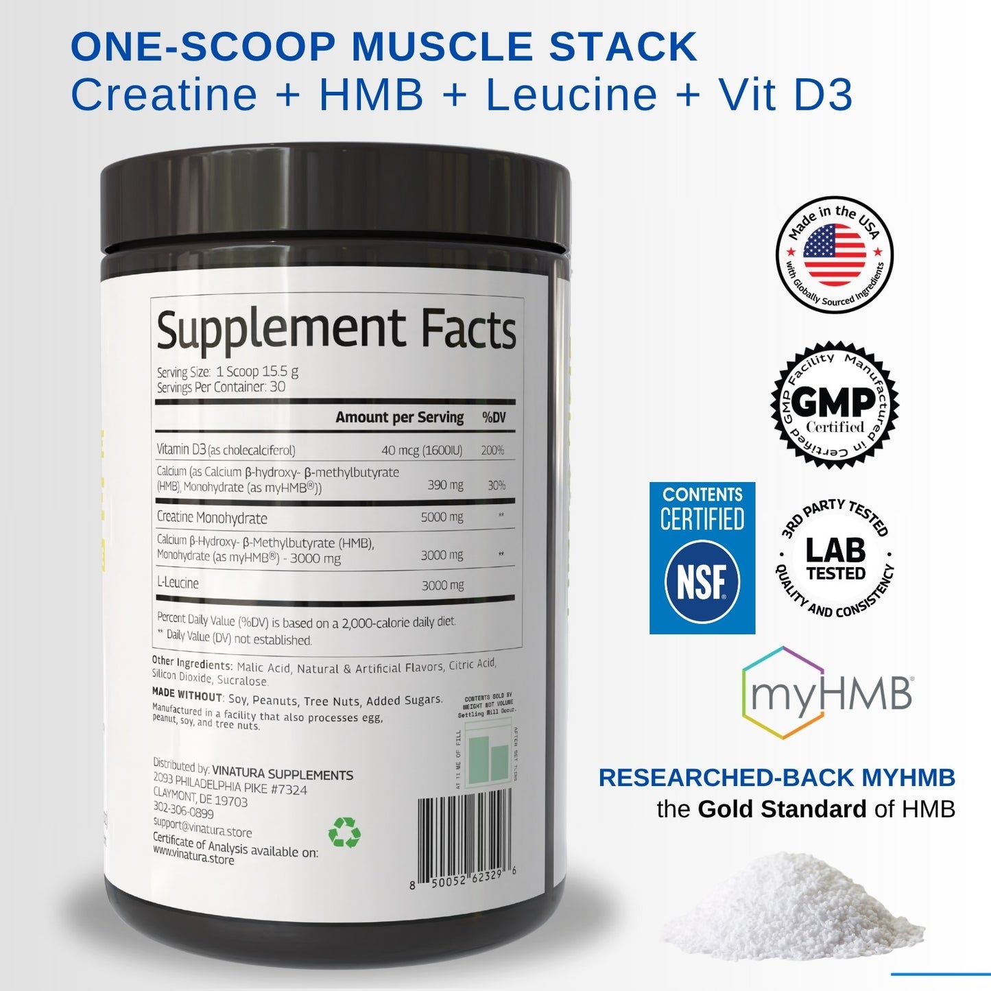 HMB Leucine Creatine powder