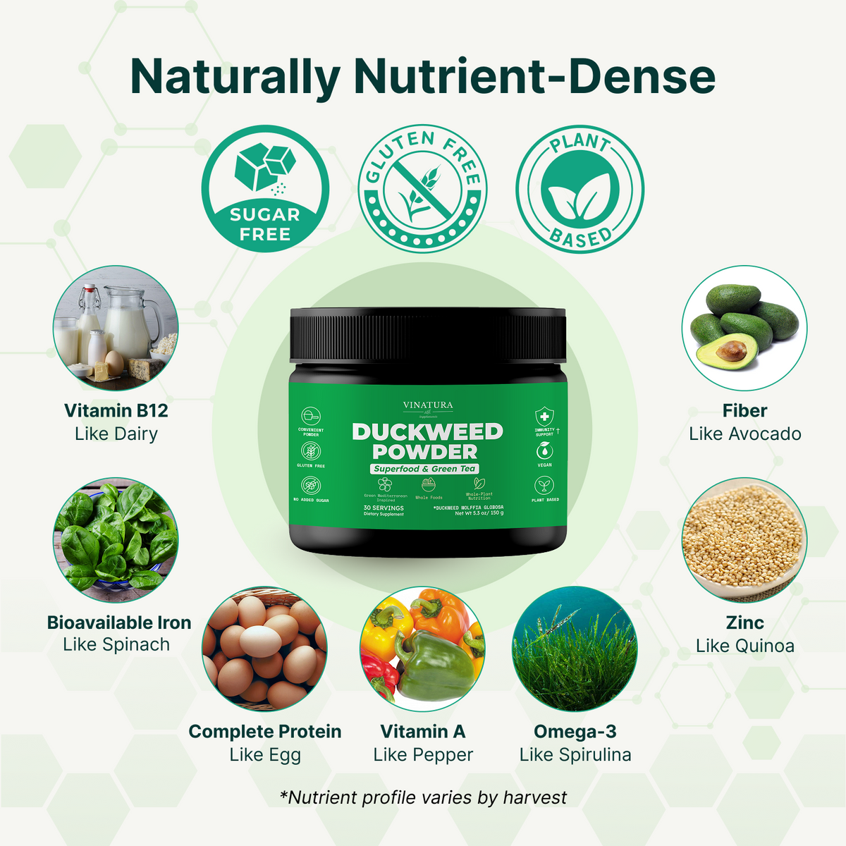 Duckweed Powder Superfood & EGCG