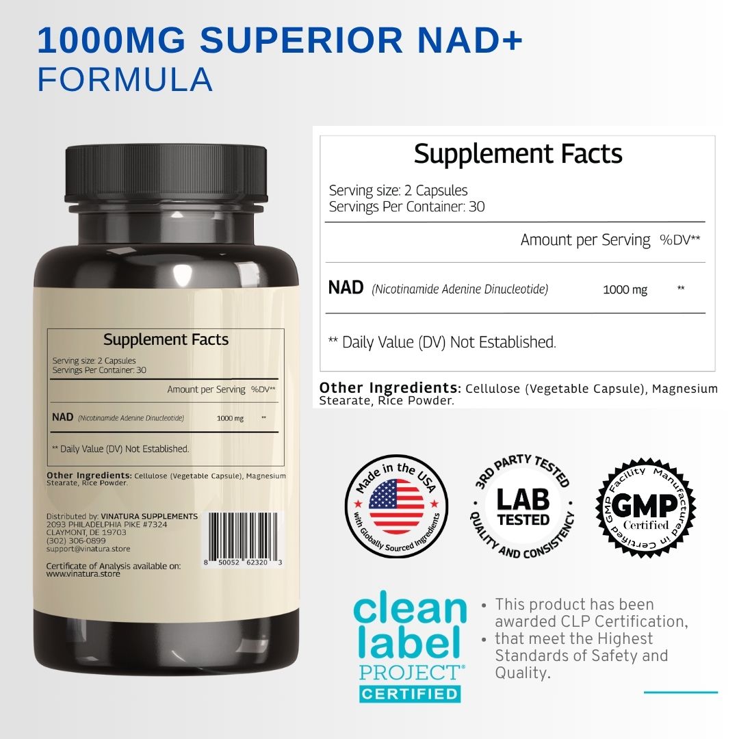 NAD+ Supplement 1000MG