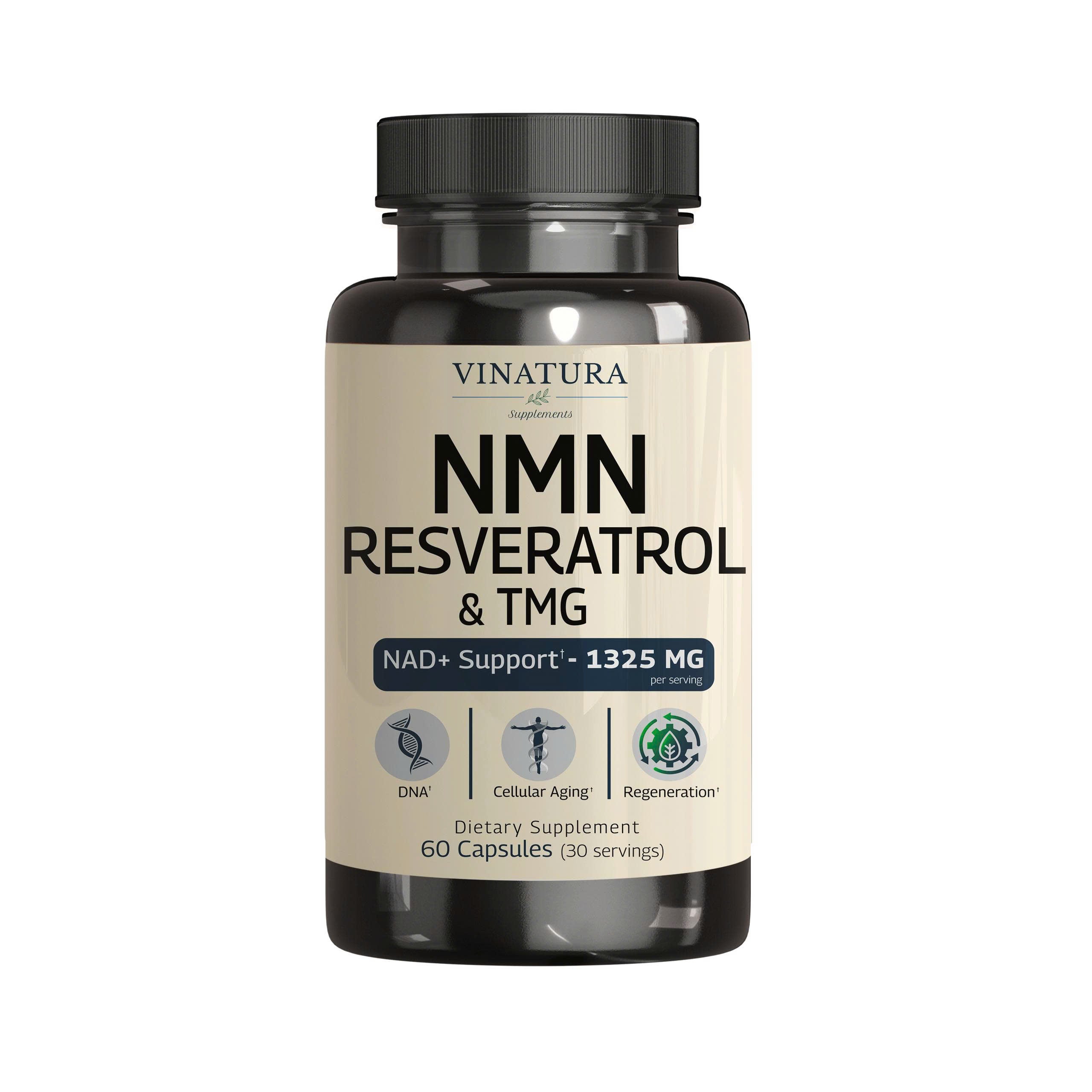 Nmn Raja NMN Resveratrol TMG – Vinatura Supplements