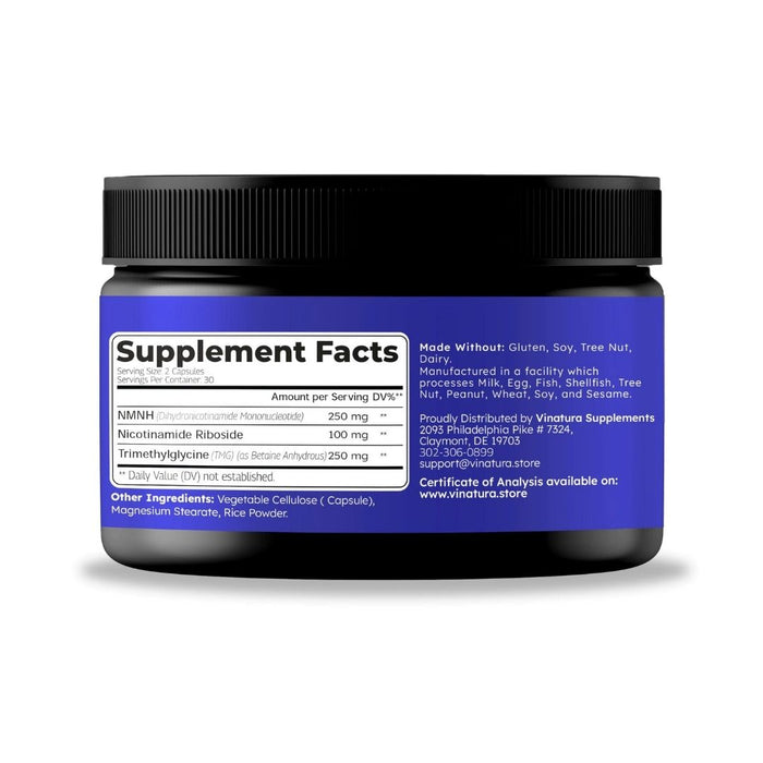 NMNH, Nicotinamide Riboside & TMG - NAD+ Support