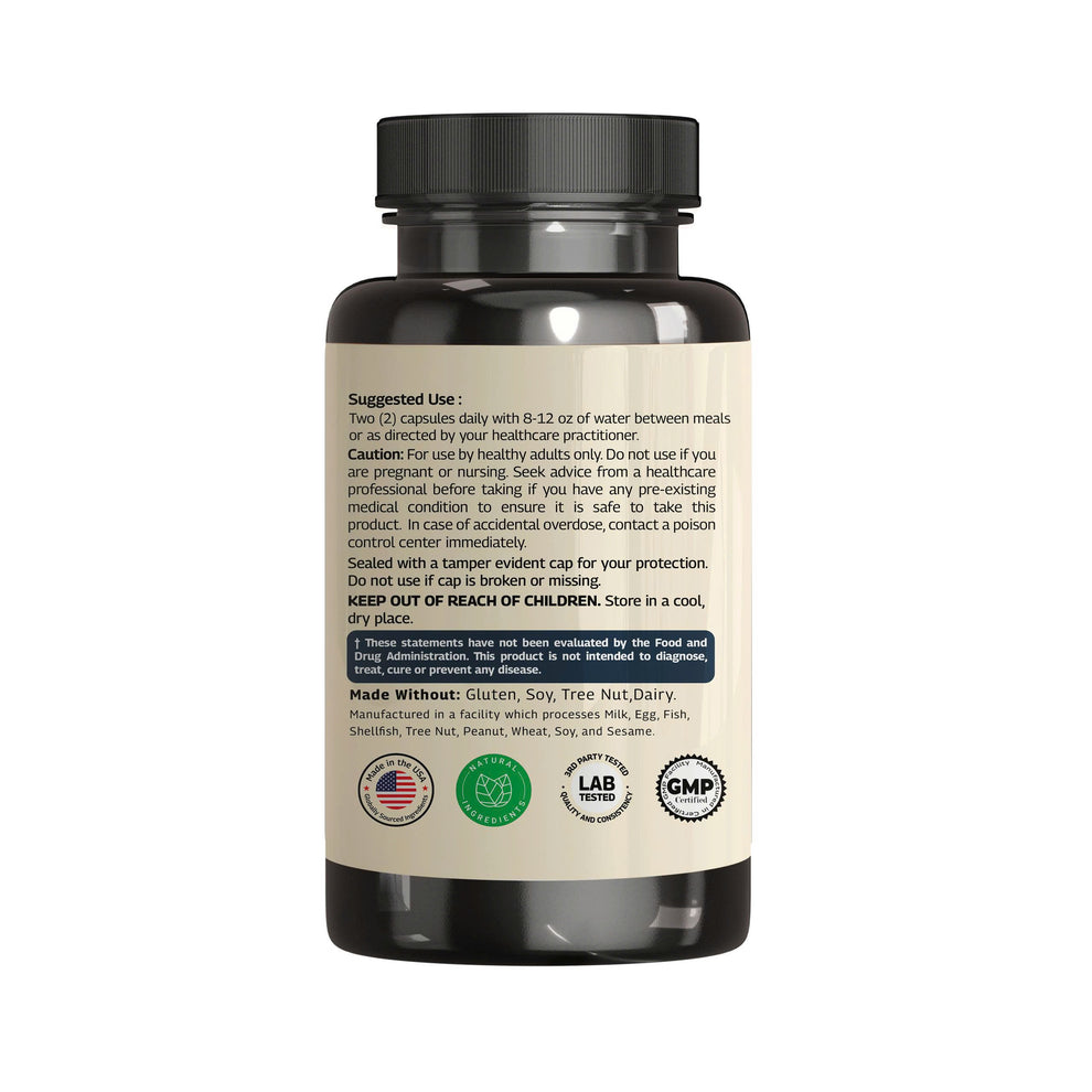 Organic Saffron Supplement Side