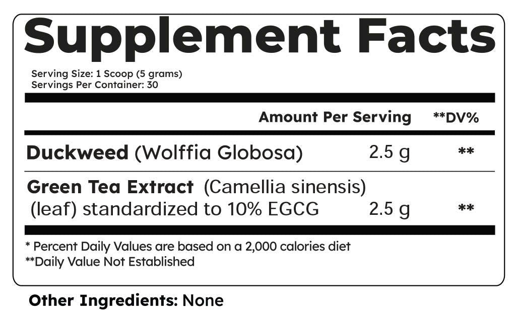 Duckweed Powder Superfood