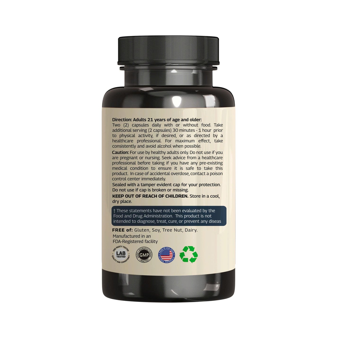 Tongkat Ali Fadogia Agrestis 1200mg