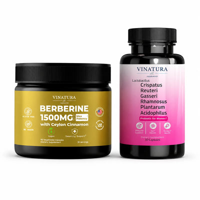Women's Gut & Metabolic Health Bundle — Women's Probiotic + Berberine 1500mg