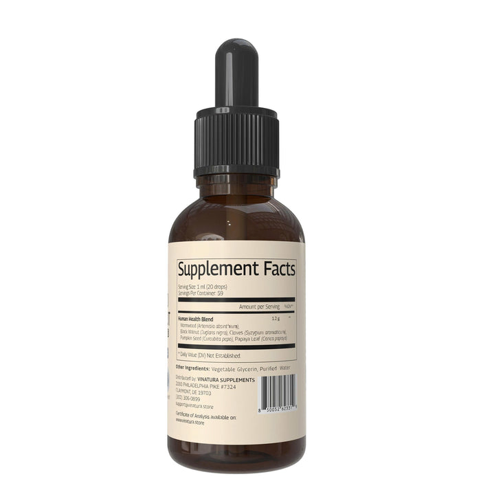 Wormwood Black Walnut Cloves Liquid