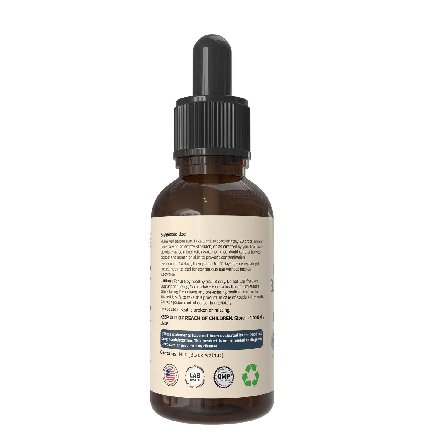 Wormwood Black Walnut Cloves Liquid