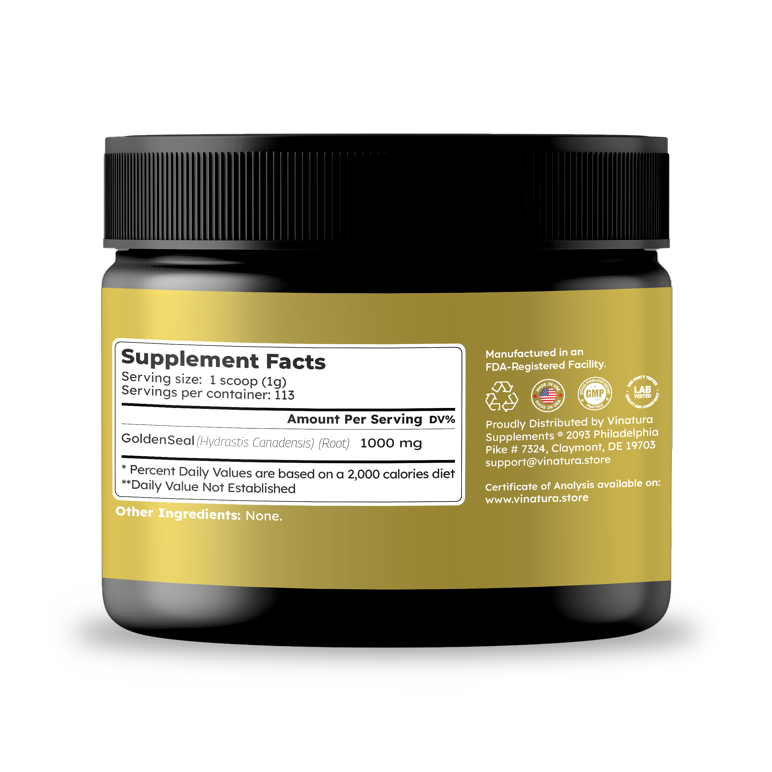Goldenseal Root Powder – Vinatura Supplements